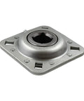Heavy Duty 1-1/8 Inch Square Bore Disc Harrow Flange Bearing Unit Replacement for FlexKing Kewanee Sunflower FD209R close-up view