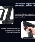 Ergonomic grip feature on 2.4GHz 11CH RC Transmitter with Dual Antennas and 3.5 Inch IPS Screen for RC cars and boats control