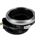 Vintage Pentacon 6 Kiev 66 To Sony Alpha A Mount Tilt Shift Lens Adapter With 360 Degree Rotation 20mm Total Shift 10 Degree Tilt Pro Shooters Swear By For Minolta AF And Other Vintage Lenses On Sony Bodies, black metal