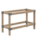 Beefy DIY Workbench Hardware Kit With 24-Inch By 48-Inch Base, 500-Pound Capacity, Easy 90 Degree Cuts, Lumber Not Included, Gray Plastic Brackets