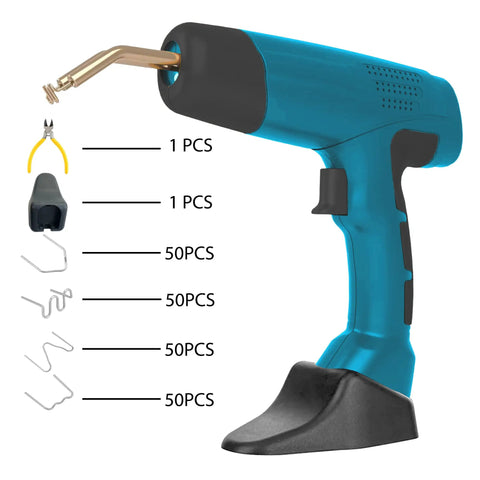 80W Plastic Welder Kit for Cars and DIY Repairs, Fast Heat In A Second, Car Bumper Crack Repair Tool With Overheat Protection