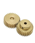 Beefy Copper 52 Tooth Straight Spur Gear 0.75 Module 52T With 5mm Bore 40.5mm Diameter 8mm Teeth Thickness hardware gears