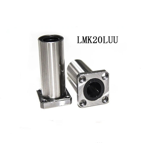 Dope 20mm Long Flange Linear Bearing Bush For 3D Printer And CNC Rail, Ultra Smooth Low Friction Motion Guide With High Precision, Durable Material For Easy Install And Quick Replacements. LMK20LUU 20x32x80mm flange linear bearing bush for CNC and 3D printer rails