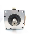 3 Phase Servo Motor 2.8 kW 3000 RPM 155V AC Heavy Duty Pro Grade for CNC and Industrial Robotic Systems Shaft Diameter 1.375 in Model A06B-0143-B075 High Torque Servo front view
