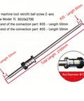P4 Or C5 Precision Ground Ball Screw 50mm Diameter 2700mm Long With Nut For CNC X Axis And Z Axis Linear Motion