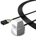 External PC Power Button Switch Cable 2 Meter Long ATX Desktop Computer Case Power On Off Controller For Motherboard And Case No Fuss Power Switch Cable For Convenient PC Power, black 2m cable with POWER SW and LED connectors