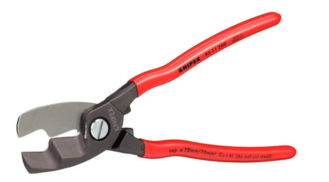 Cable Shears For Copper And Aluminum Wires, One Hand Operation, Clean Smooth Cut Without Crushing Or Deformation, Ergonomic Grip