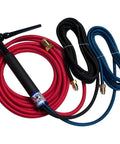 Water Cooled TIG Torch Kit For Welders 350A 12.5 Foot 3 Piece Super Flex Head Assembly with High Flow Water Jacket
