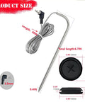 Two Pack Temp Meat Probe Replacements For Pellet Grills And Smokers For Your Grill Squad 3.5 mm plug dimensions and details