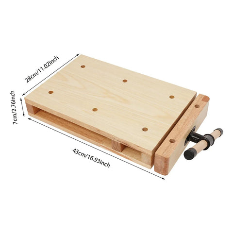 Beefy Portable Wooden Workbench With Woodworking Vise And C Type Clips 360 Degree Rotating Bench for home shop heavy duty stability