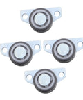 Heavy Duty Sliding Door Support Wheels With Adjustable Caster Rollers And Precision Bearings Smooth Operator Barn Door Hardware Replacement set of four