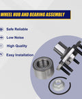 Front Wheel Bearing And Hub Assembly 518515 Fits Ford Escape 2001 2012 Mazda Tribute 2001 2011 Mercury Mariner 2005 2011 5 Lug Two Pack Front Hub Kit For Replacement And Everyday Driving with components