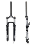 Lightweight Aluminum Front Fork For Mountain Bikes With Air Suspension 26 Inch One And One Eighth Straight Threadless Steerer