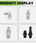 Fittings from 70 Inch Transmission Cooler Lines Kit With 6AN Hose Fittings Universal Fit for high performance applications