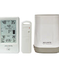 Self Emptying Rain Gauge With Wireless Indoor Display And Outdoor Temperature And Humidity Sensor For Backyard Weather Nerds