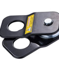 Heavy Duty Snatch Block For Winches 8800Lb 4T Max Load Rope Pulley Recovery Accessory For ATV And Off Road Vehicles Swivels For Easy Cable Mount Black Textured Coating, black metal pulley