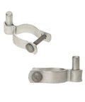 2 Pack Chain Link Fence Gate Post Hinges With Bolts And Nuts One Five Eighths Inch Heavy Duty Galvanized Steel Anti Rust Frame Gate Hinge Kit