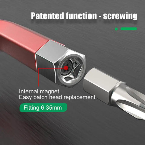 Check Out This Sick Extra Long Ball End Allen Wrench Set Covering 1.5 To 10mm Metric Hex Keys With S2 Steel Tough Build For Biking Auto Repair And Deep Hole Diy Projects That Get You Out Of Any Tight Spot Easily With Precision Colors. 6.35mm magnetic bit adapter