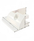 Corner bracket from Flat Roof Solar Panel Mounting Bracket Kit 7 Piece ScrewFix Roof Mounts For RVs Vans Caravans Sheds And Boats