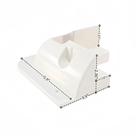 Corner bracket from Flat Roof Solar Panel Mounting Bracket Kit 7 Piece ScrewFix Roof Mounts For RVs Vans Caravans Sheds And Boats