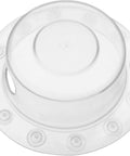 Bathtubs Drain Stoppers with Leakproof Designs, Clear, round design featuring airtight closure and easy installation.
