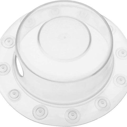 Bathtubs Drain Stoppers with Leakproof Designs, Clear, round design featuring airtight closure and easy installation.