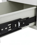 Two Pack Heavy Duty Drawer Slides Set For Dresser And Cabinets, 4 Inch Full Extension Side Mount Rails, Cold Rolled Steel, Quick Install, Built Like A Tank For Kitchen And Closet Drawers on cabinet drawer