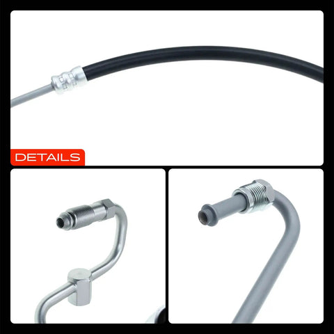 Details of Leak Free Power Steering High Pressure Hose Line Assembly For Jeep Wrangler TJ SE 1997 1998 1999 2000 2001 2002 2.5L With O Ring Direct Fit Pump To Rack Or Gear Replacement components