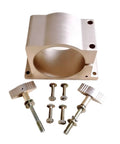 Spindle Motor Clamp Mount Bracket For CNC Machines 65mm 80mm 85mm 100mm 105mm With 100mm Handle, aluminum clamp and screws