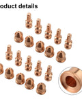 Pro Grade Plasma Cutter Consumables Kit For XT60 And Spectrum 875 Auto Line Torches, 20 Pcs Includes 10 Tips And 10 Electrodes