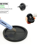 2 Inch Rubber Grommets For Wiring, 42 Mm Inside Diameter Double Sided Round Cable Hole Plugs, Free Cutting Display