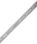USA Made 6 Inch Flexible Steel Machinist Ruler With Satin Chrome Finish Handy For Curved Surfaces And Tight Spots, Precise 1/10 1/50 1/32 1/64 Grads, Narrow 1/2 Inch Width, Built Tough And Snag Free.
