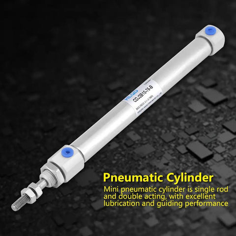 Go-To Tiny Pneumatic Cylinder With 75mm Stroke And 10mm Bore Double Acting Single Rod For Small Automation Projects