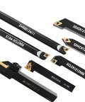 Half Inch Shank Lathe Tool Kit With Seven Tool Holders And Fourteen Carbide Inserts For Turning Boring Grooving Cutting