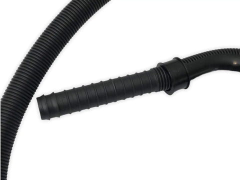 Close-up of flexible durable tubing for washer drain hose replacement for most front load and top load washers easy install universal fit