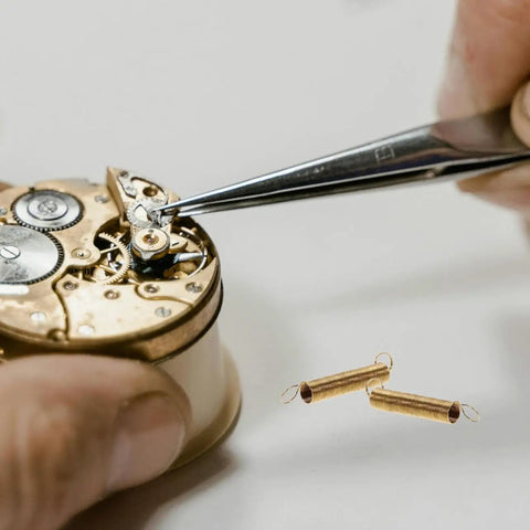 Clock Tension Springs Replacement Kit For Wall Clocks And Alarm Clocks With Alloy Extension Springs And Hooks