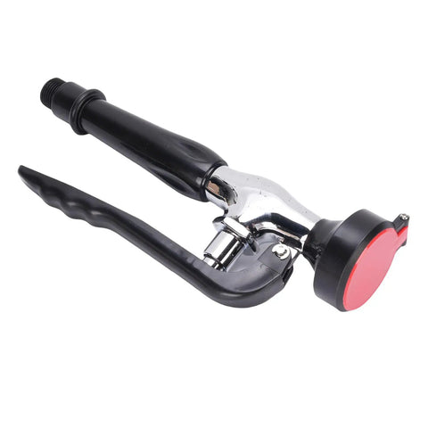 Eyewash Spray Head Replacement for Sink Mounted Eyewash Stations, ABS Faucet Mount Nozzle, 14mm 0.55in Thread, black handle