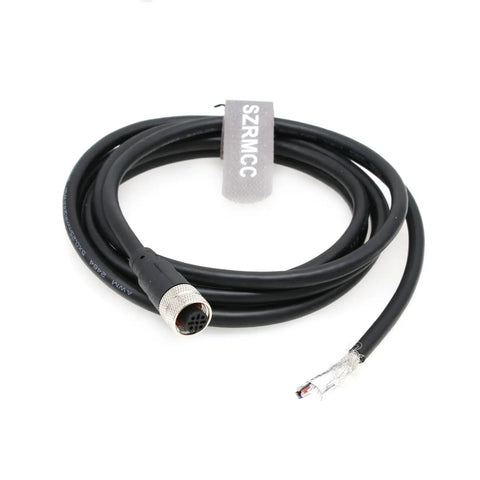 M12 5 Pin Sensor Cable for IO Link Devices and EtherCAT Profinet Master Modules Shielded Waterproof PVC Cable 10 Meter Length