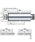 Killer NR 2551 Water Cooled High Speed Electric Spindle dimensions and specifications for precision routing work.