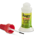 Multipurpose Brush On Super Glue Six Count Pack Quick Drying Liquid Adhesive Zero Hassle Applicator Knocks Out Instant Grab For Rapid Home Fixes And Diy Projects Dang Strong Hold, bottle with applicator top.