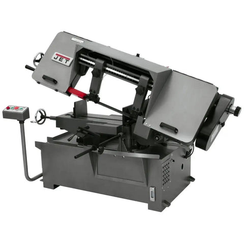 10x16 Horizontal Mitering Bandsaw With 0 To 45 Degree Mitering Swing Away Control Panel Variable Speed Drive Heavy Duty Workhorse Gear Transmission With Oil Bath Downfeed System 1.5 HP 115 230V 1 Phase
