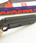 Scope Rail Mount Adapter for Crosman 1377 1322 20mm Top Rail Weaver Picatinny 8.25 Inch Long 21 Slot Wraparound Mount attached