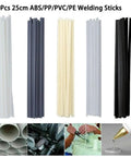 Ultimate 10 Pcs Plastic Welding Rods For ABS PP PVC PE Fix Bumpers Tanks Pipes and Shells With Strong Hold And Odorless Soldering Supplies For Cars And Motorcycles Today - Variety of colors and sizes in a set.