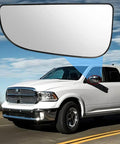 Dodge Ram Left Side Lower Mirror Glass Replacement For 2010 To 2020 Ram 1500 2500 3500 4500 5500 Towing Mirrors Convex Glass With Rear Mounting Bracket Direct Fit No Drama OE 68067731AA