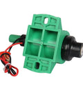 12V Universal Inline Fuel Pump with Five Sixteenth Inch Inlet and Outlet 35 GPH at Four to Seven PSI shown from side view