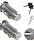 Two Pack Lock Cores With Keys For One Key System Compatible With Bike Racks Roof Cargo Ski Racks And Towers Premium Zinc Alloy