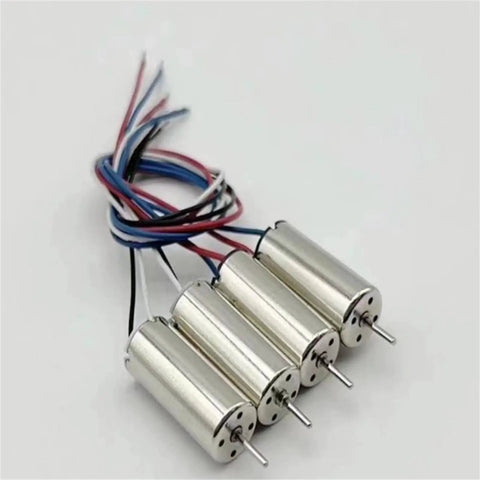 716 And 614 Hollow Cup Drone Propellers For RC Aircraft Quadcopters Spare Parts Kit featuring four core micro motors with wires