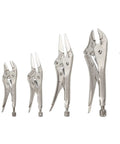 Six Piece Locking Pliers Set With Straight Jaw Curved Jaw And Long Nose For Tough Grip Jobs Five Ten Six Nine Inch Sizes