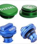 Magnetic Diesel Fuel Cap And DEF Cap Aluminum Combo Pack For Ram 1500 2500 3500 Trucks 2013 2019 Capless Fuel System Compatible