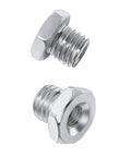 Two Pack Angle Grinder Arbor Adapters Convert 5/8-11 Wire Brush Attachments To 3/8-24 UNF For Grinders Includes Reducing Adapters